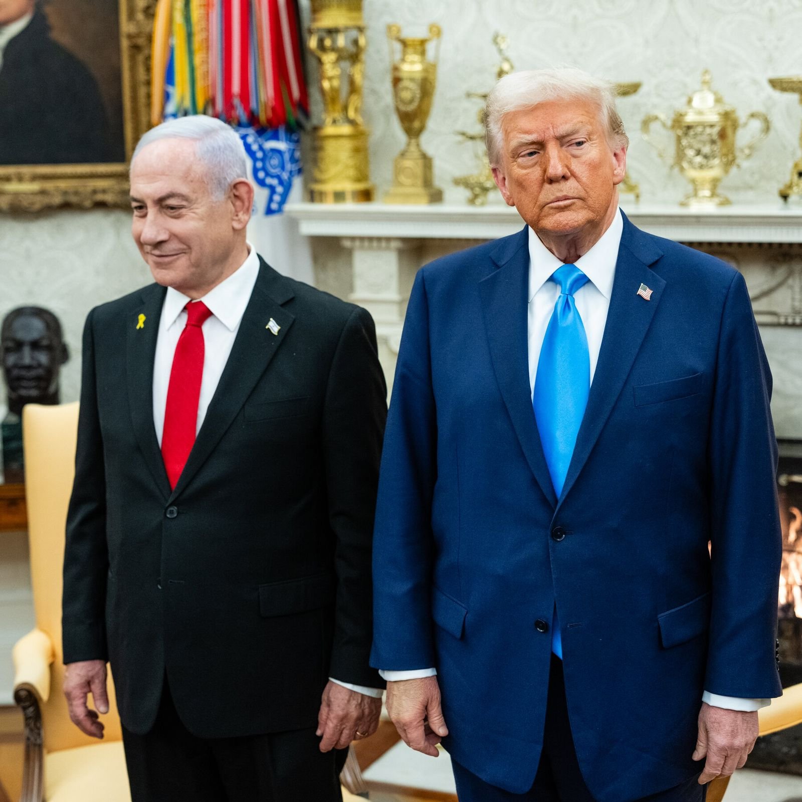 Donald Trump and Benjamin Netanyahu